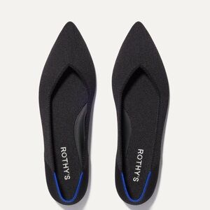 Rothy's Women's The Point II Black Flats